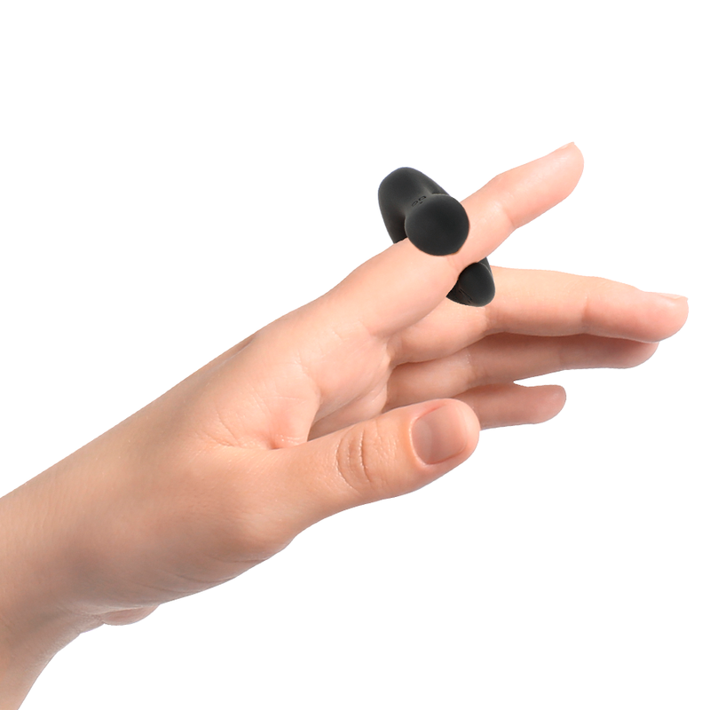 BLACK&SILVER - DUCKYMANIA RECHARGEABLE SILICONE STIMULATING DUCK THIMBLE