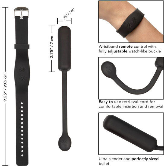 CALEXOTICS - WRISTBAND REMOTE PETITE BULLET