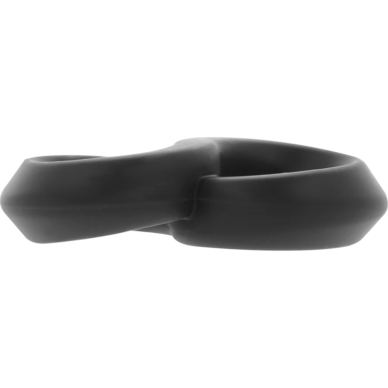 POWERING - SUPER FLEXIBLE AND RESISTANT PENIS AND TESTICLE RING PR12 BLACK