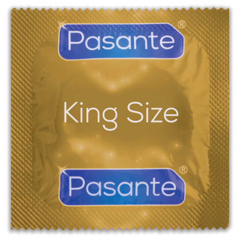 PASANTE - CONDOMS KING MS LONG AND WIDTH 12 UNITS