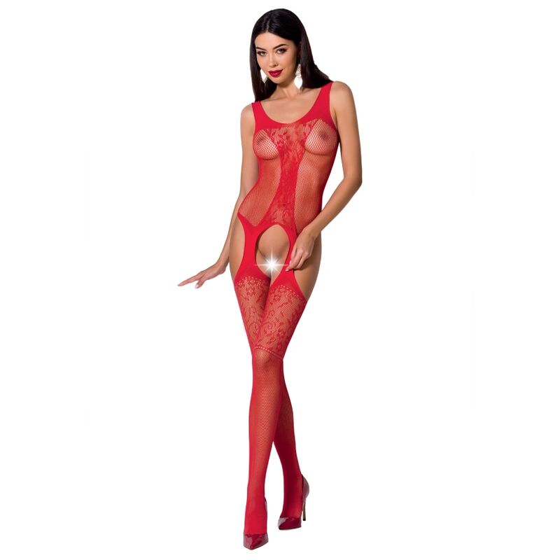 PASSION - WOMAN BS072 BODYSTOCKING ONE SIZE BLACK