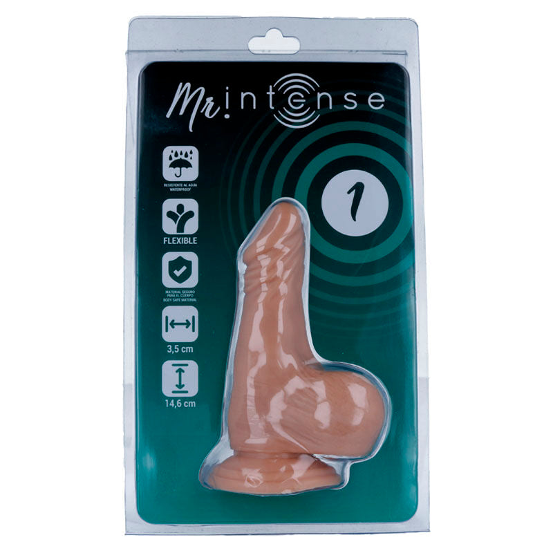 MR INTENSE - 1 REALISTIC PENIS 14.6 CM -O- 3.5 CM