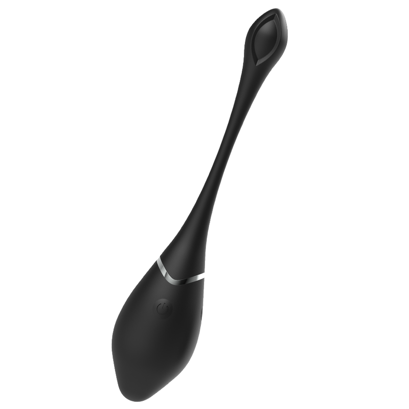 BLACK&SILVER - JENELL RECHARGEABLE VIBRATING EGG