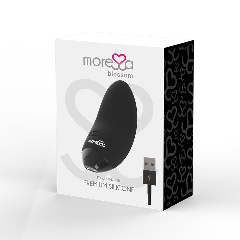 MORESSA - VIBRADOR BLOSSOM PRETO