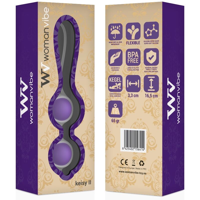 WOMANVIBE - BOLAS DE SILICONE WOMANVIBE KEISY II