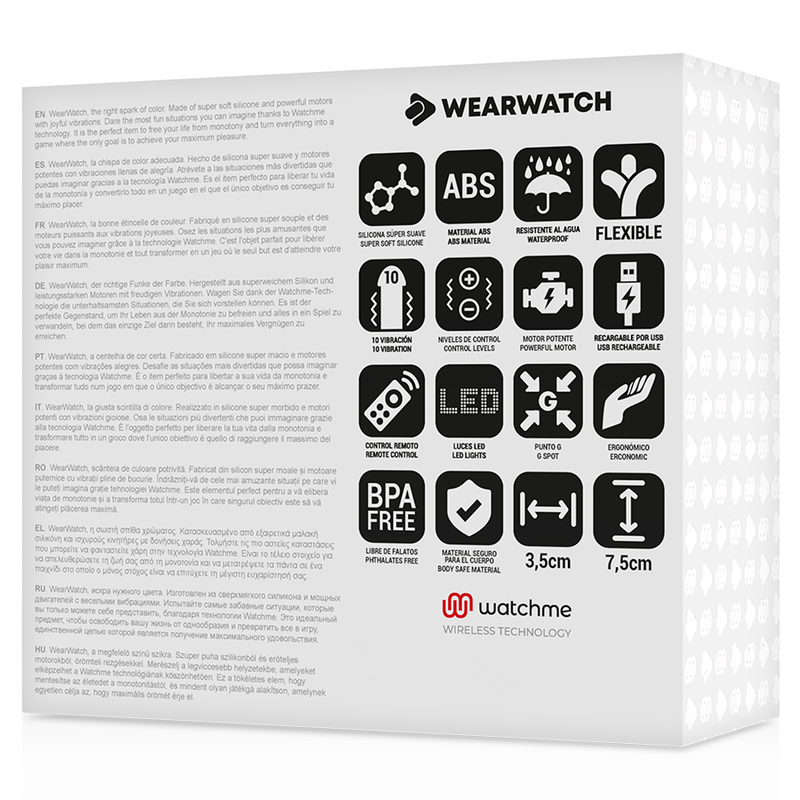 WEARWATCH - WATCHME TECHNOLOGY REMOTE CONTROL EGG FUCHSIA / JET