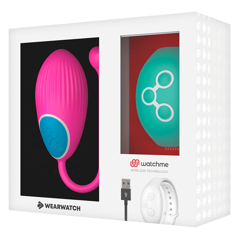 WEARWATCH - WATCHME TECHNOLOGY REMOTE CONTROL EGG FUCHSIA / SEAWATER