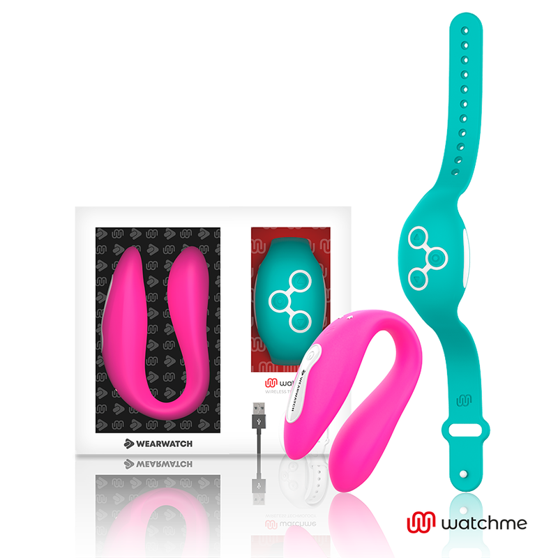 WEARWATCH - DUAL TECHNOLOGY WATCHME VIBRATOR FUCHSIA / SEAWATER